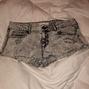 PacSun Bullhead Black Jean Shorts